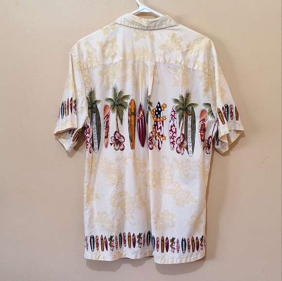Palmwave Hawaii Short Sleeve Button Down Hawaiian Shirt - Picture 6 of 6